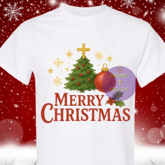 クリスマスおめでとう 2025 - キリスト教 Tシャツ