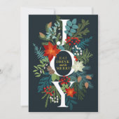 クリスマスおめでとう JOY 法人挨拶 シーズンカード (正面)