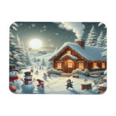 クリスマスおめでとう - O24 マグネット (横)