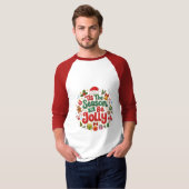 クリスマスおめでとう Tシャツ (正面フル)