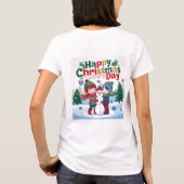 クリスマスおめでとう Tシャツ (裏面)