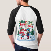 クリスマスおめでとう Tシャツ (裏面)