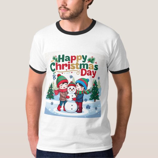 クリスマスおめでとう Tシャツ (正面)