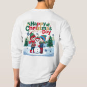 クリスマスおめでとう Tシャツ (裏面)