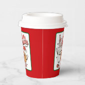 クリスマスおもしろいお洒落紙カップ 紙コップ (右)