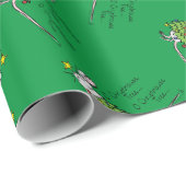 クリスマスおもしろいかわいいマウスツリーマンガ ラッピングペーパー (ロールコーナー)