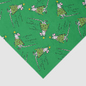 クリスマスおもしろいかわいいマウスツリーマンガ 薄葉紙 (詳細)