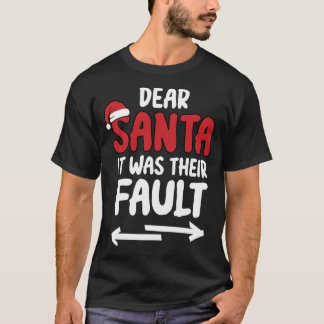 クリスマスおもしろいことわざ親愛サンタ彼らのFaだった Tシャツ