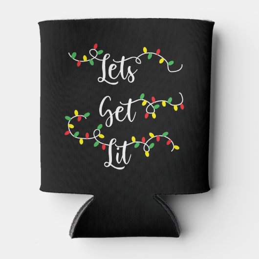 クリスマスおもしろいことわざ 缶クーラー (正面)