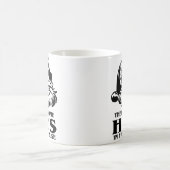 クリスマスおもしろいこの家には家が幾つかある コーヒーマグカップ (中央)