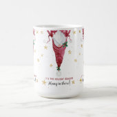 クリスマスおもしろいつる格言in There Snowflakes コーヒーマグカップ (中央)