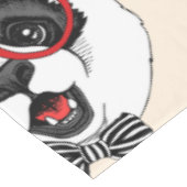 クリスマスおもしろいにかわいいパンダ テーブルクロス (アングル)