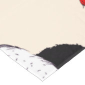 クリスマスおもしろいにかわいいパンダ テーブルクロス (アングル)