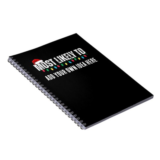 😂クリスマスおもしろいになる可能性が最も高い引用文を作成 ノートブック (右側)