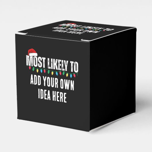 😂クリスマスおもしろいになる可能性が最も高い引用文を作成 フェイバーボックス (正面サイド)