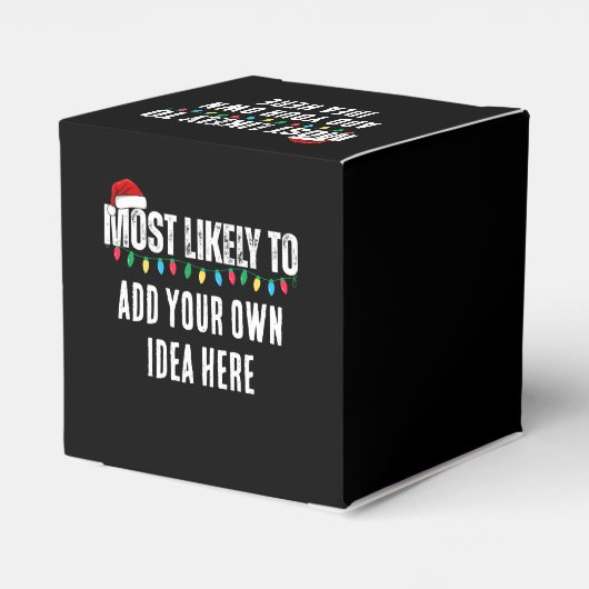 😂クリスマスおもしろいになる可能性が最も高い引用文を作成 フェイバーボックス (裏面サイド)