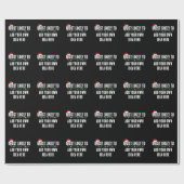 😂クリスマスおもしろいになる可能性が最も高い引用文を作成 ラッピングペーパー (フラット)