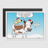 クリスマスおもしろいにサンタのためのクッキーとスコッチ (正面/裏面)