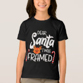 クリスマスおもしろいに私は休日に囲まモダンれた トライブレンドTシャツ (正面)