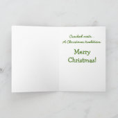 クリスマスおもしろいのくるみ割り シーズンカード (内部)