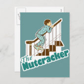 クリスマスおもしろいのくるみ割り シーズンポストカード (正面/裏面)