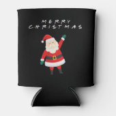 クリスマスおもしろいのクおもしろいリスマス 缶クーラー (正面)