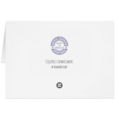 クリスマスおもしろいのグリーティングカード (裏面横)