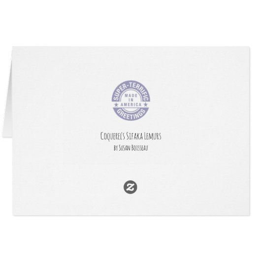 クリスマスおもしろいのグリーティングカード (裏面横)