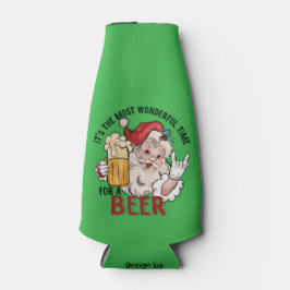 クリスマスおもしろいのサンタクーラーボックス ボトルクーラー