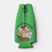 クリスマスおもしろいのサンタクーラーボックス ボトルクーラー (裏面)
