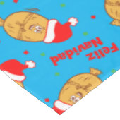 クリスマスおもしろいのタマレス模様 テーブルクロス (アングル)