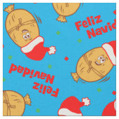 クリスマスおもしろいのタマレス模様 ファブリック (クローズアップ)
