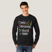 クリスマスおもしろいのパジいけなムを試してみた Tシャツ (正面フル)