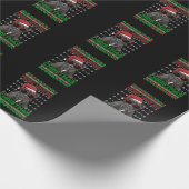 クリスマスおもしろいのメリー疲れ ラッピングペーパー (角)