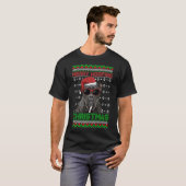 クリスマスおもしろいのメリー疲れ Tシャツ (正面フル)