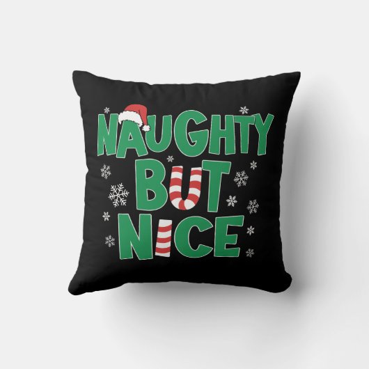 クリスマスおもしろいのユーモアをいけな冗談で言う クッション (裏面)