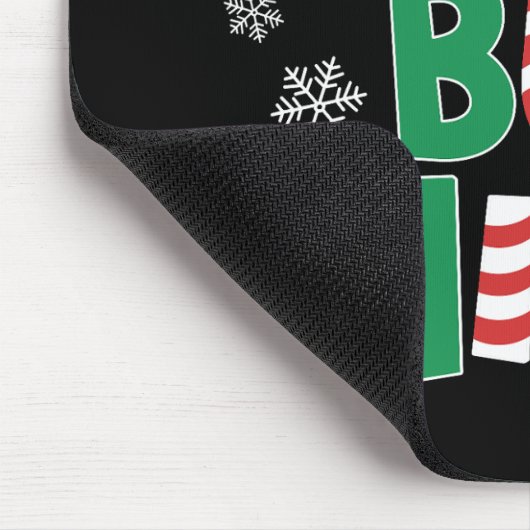 クリスマスおもしろいのユーモアをいけな冗談で言う マウスパッド (コーナー)