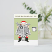 クリスマスおもしろいの休日の漫画 シーズンポストカード (スタンド正面)