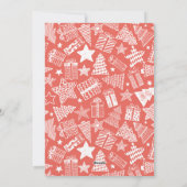 クリスマスおもしろいの写真が必要な唯一のギフト シーズンカード (裏面)