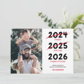 クリスマスおもしろいの写真 シーズンカード (スタンド正面)