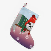 クリスマスおもしろいの怠 スモールクリスマスストッキング (正面 (吊り時))