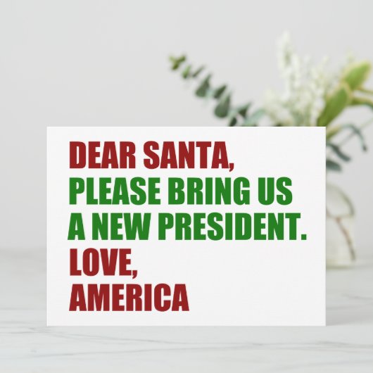 クリスマスおもしろいの政治新大統領 シーズンカード (スタンド正面)