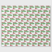 クリスマスおもしろいの政治新大統領 ラッピングペーパー (フラット)