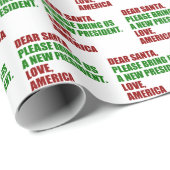 クリスマスおもしろいの政治新大統領 ラッピングペーパー (ロールコーナー)