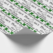 クリスマスおもしろいの木が灯るばかりではない ラッピングペーパー (角)