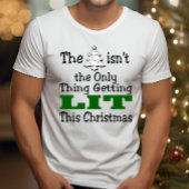 クリスマスおもしろいの木が灯るばかりではない Tシャツ