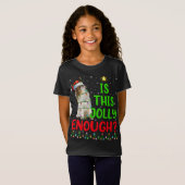 クリスマスおもしろいの木はこの程すてき度のあご日本のだ Tシャツ (正面フル)