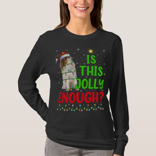 クリスマスおもしろいの木はこの程すてき度のあご日本のだ Tシャツ (正面)