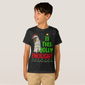クリスマスおもしろいの木はこの程すてき度のあご日本のだ Tシャツ (正面フル)