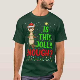 クリスマスおもしろいの木は十分なフェレすてきットキリスト Tシャツ